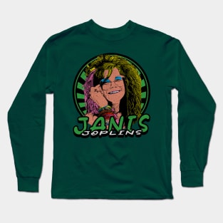 Pop Art Janis Joplins Long Sleeve T-Shirt